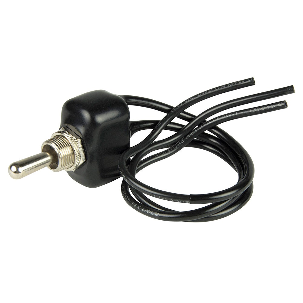 BEP SPDT Chrome Plated Sealed Dipped Toggle Switch - (ON)/OFF/(ON) 1002005