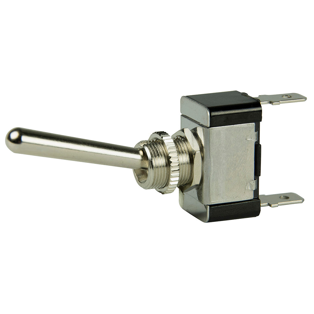 BEP SPST Chrome Plated Long Handle Toggle Switch - ON/OFF 1002013
