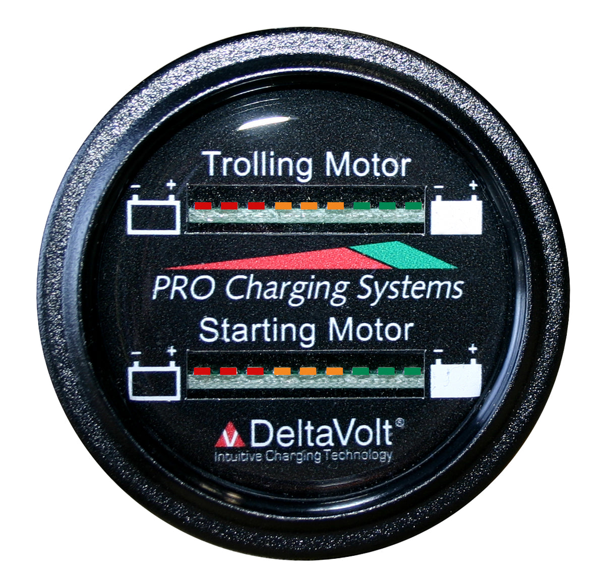 Dual Pro Battery Fuel Gauge For 1 - 36v, 1 - 12v Systems BFGWOM1536V/12V