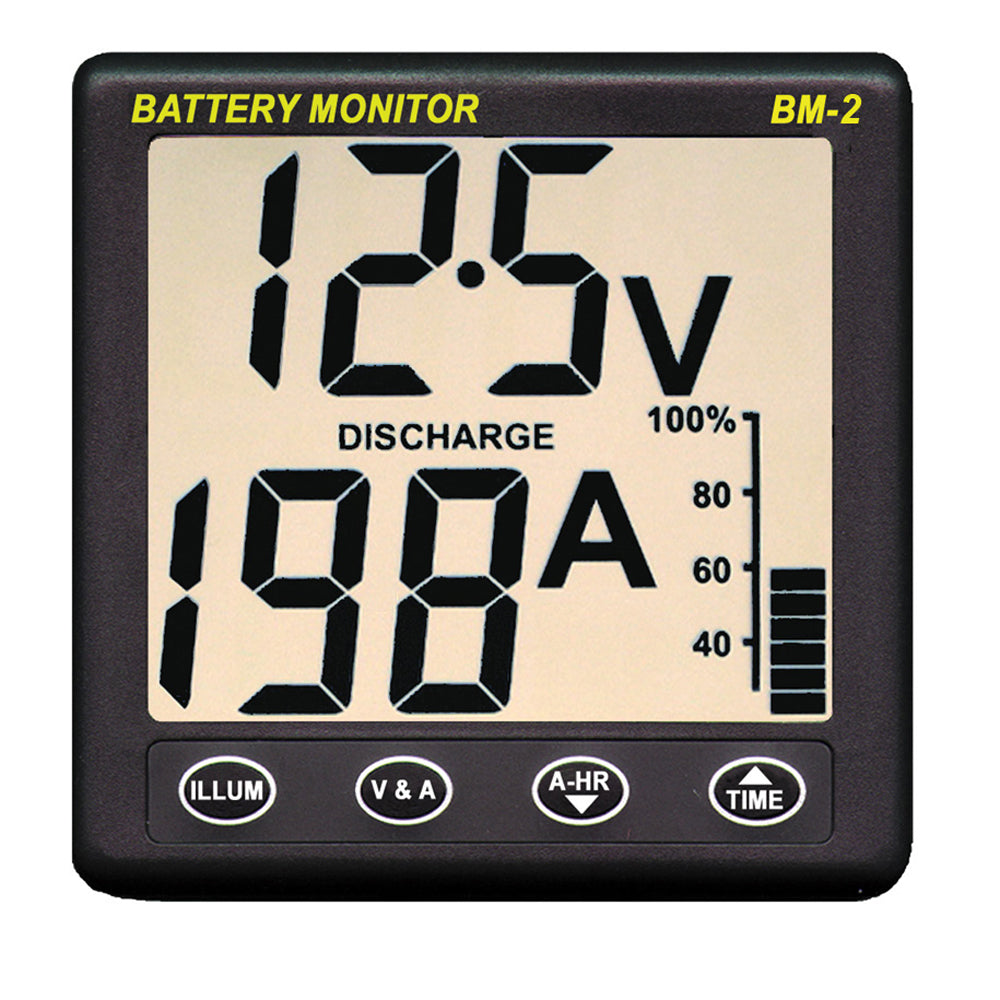 Clipper BM-2 Battery Monitor w/Shunt - 200Amp BM-2