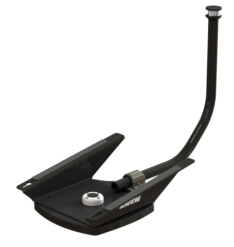 Seaview SVSLWBBKLED Wedge Base For Starlink - Black with Light Bar and 3nm LED SVSLWBLED
