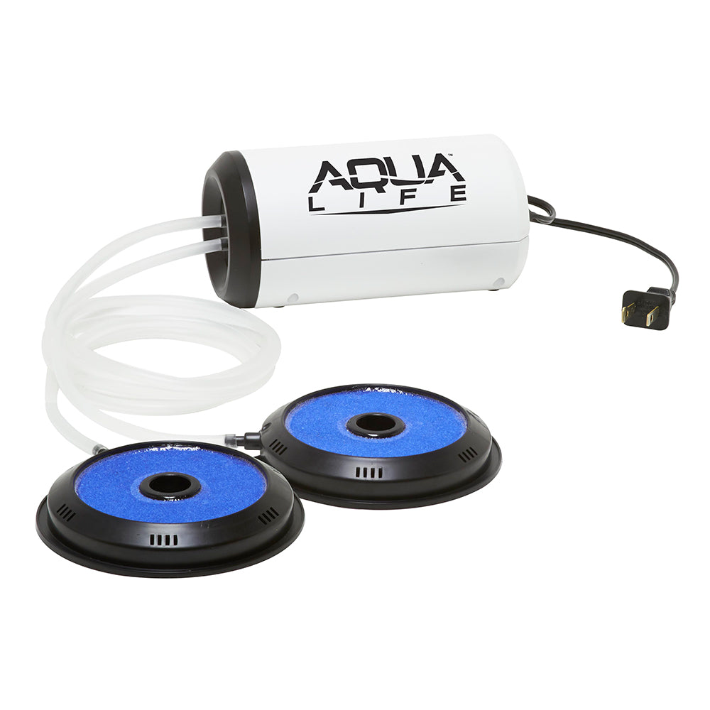 Frabill Aqua-Life® Aerator Dual Output 110V - Greater Than 100 Gallons 14212