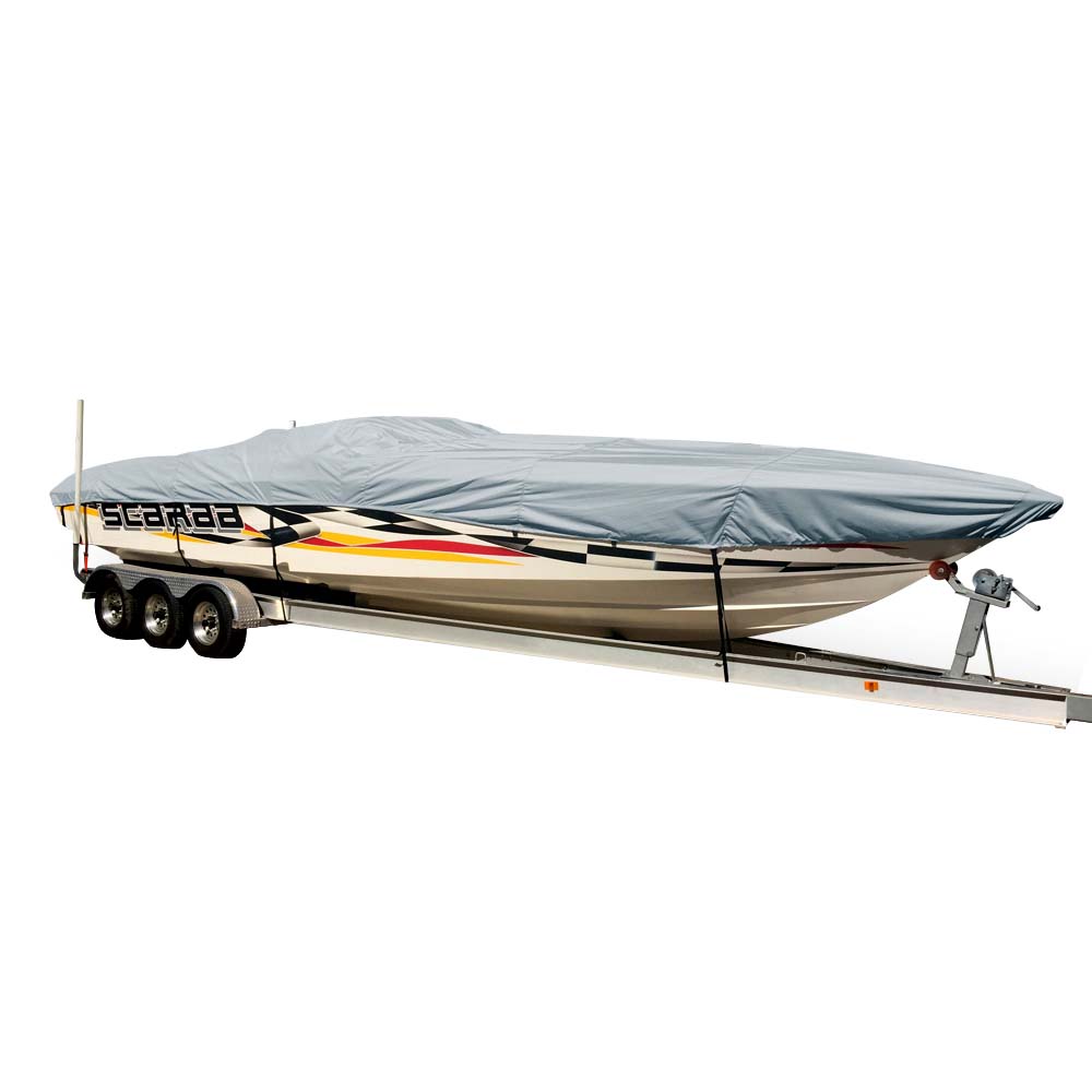 Carver Sun-DURA® Styled-to-Fit Boat Cover f/26.5' Performance Style Boats - Grey 74326S-11