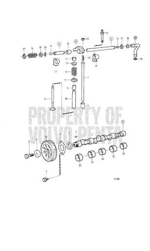 Volvo Penta Valve Spring Washer (V2) - Volvo Penta (1332137)