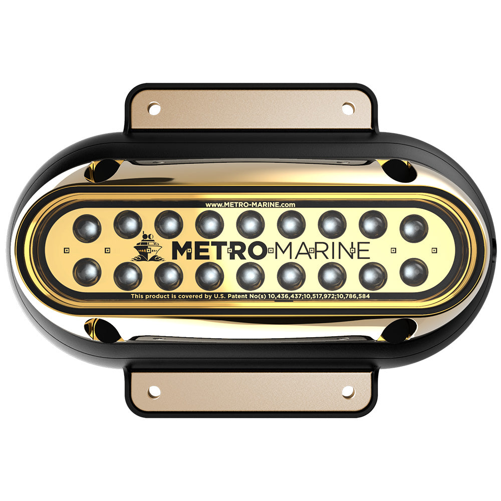 Metro Marine High-Output Elongated Surface Mount Light w/Intelligent Monochromatic LEDs - White, 45° Beam F-SME1-H-W3-45