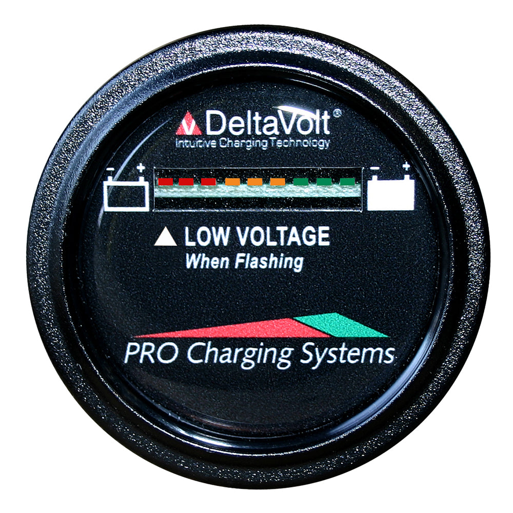 Dual Pro Battery Fuel Gauge - DeltaView® Link Compatible - 72V System (6-12V Batteries, 12-6V Batteries, 9-8V Batteries) BFGWOV72V