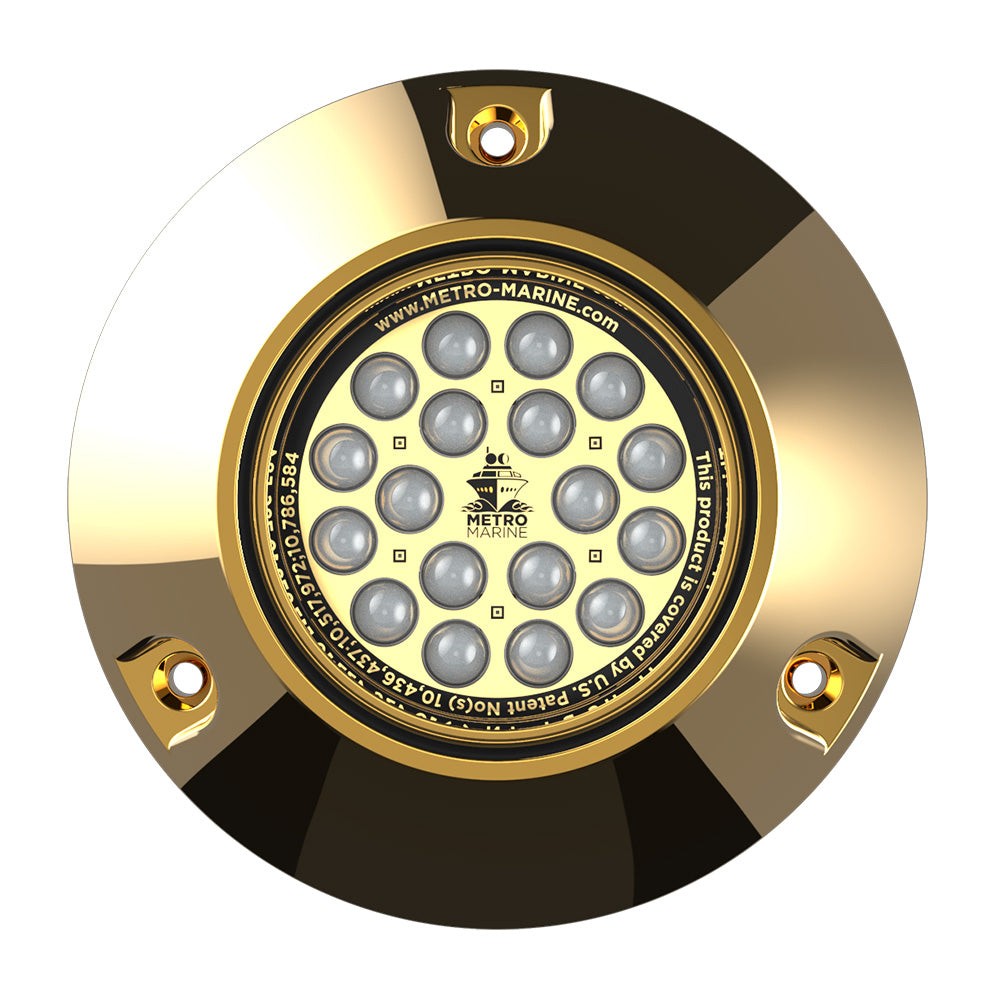 Metro Marine High-Output Submersible Underwater Light w/Intelligent Monochromatic LED's - Green, 45° Beam F-BMR1-G3-45