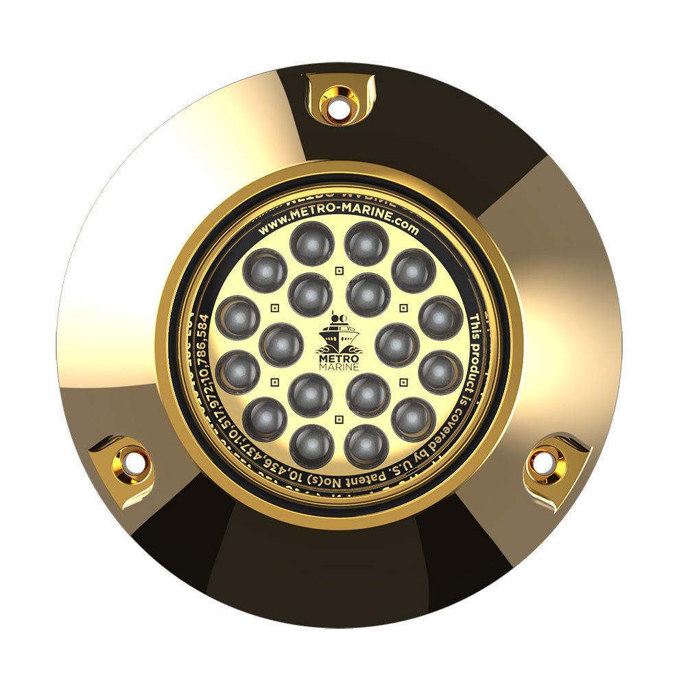 Metro Marine High-Output Submersible Underwater Light w/Intelligent Monochromatic LEDs - Green, 90° Beam F-BMR1-G3-90