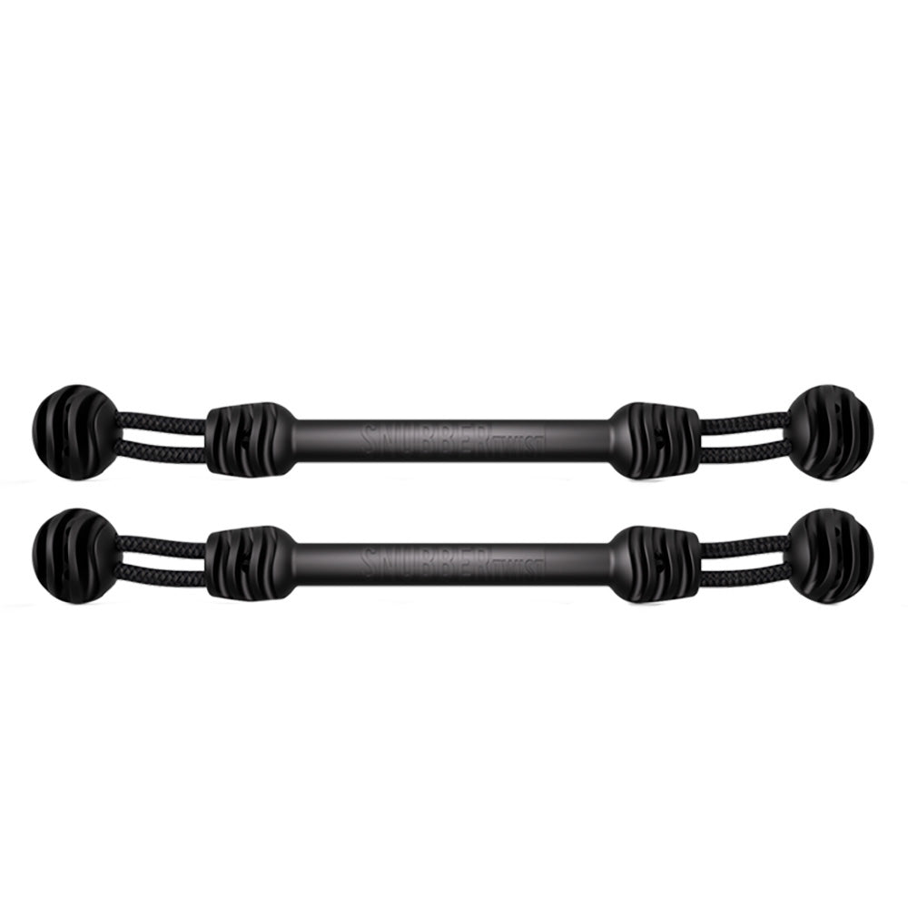 Snubber TWIST - Tar Black - Pair S51112