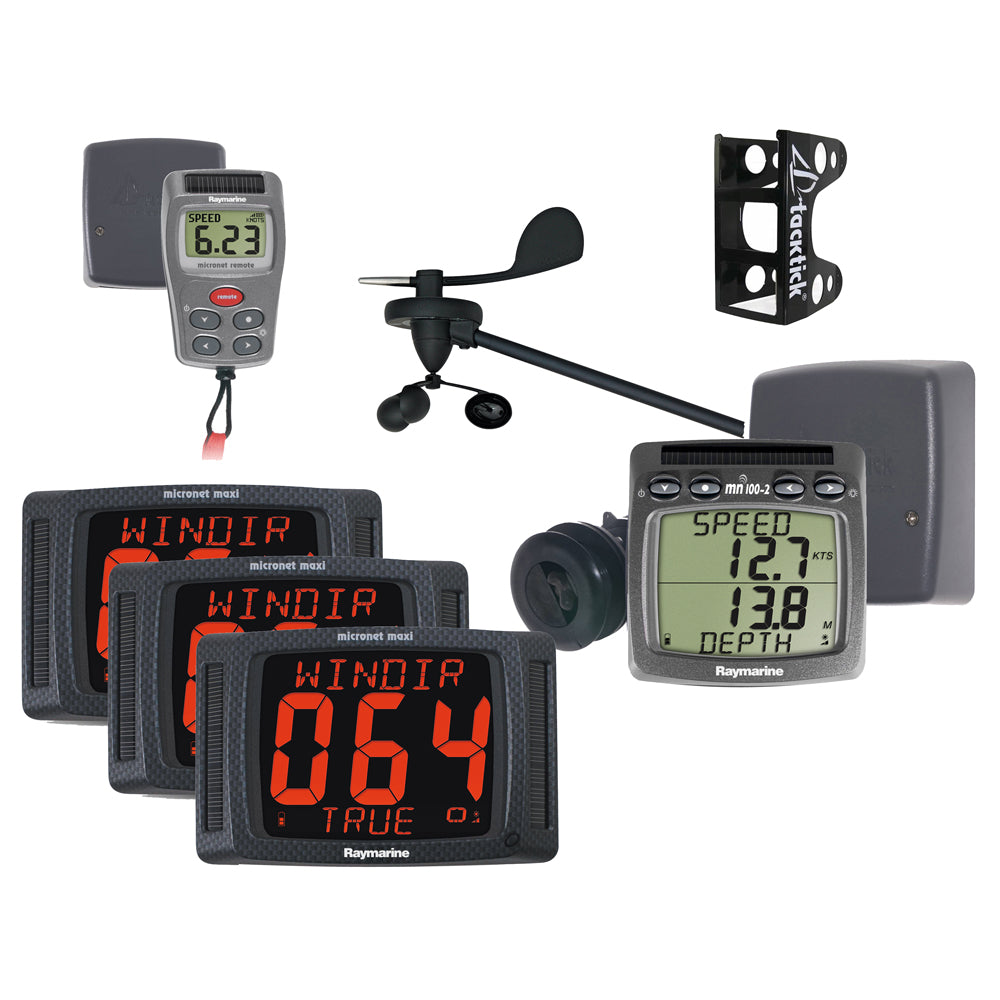 Raymarine Performance Pack 40 Wireless Instrument System, For Yachts 40 ft and Over, Solar-Powered