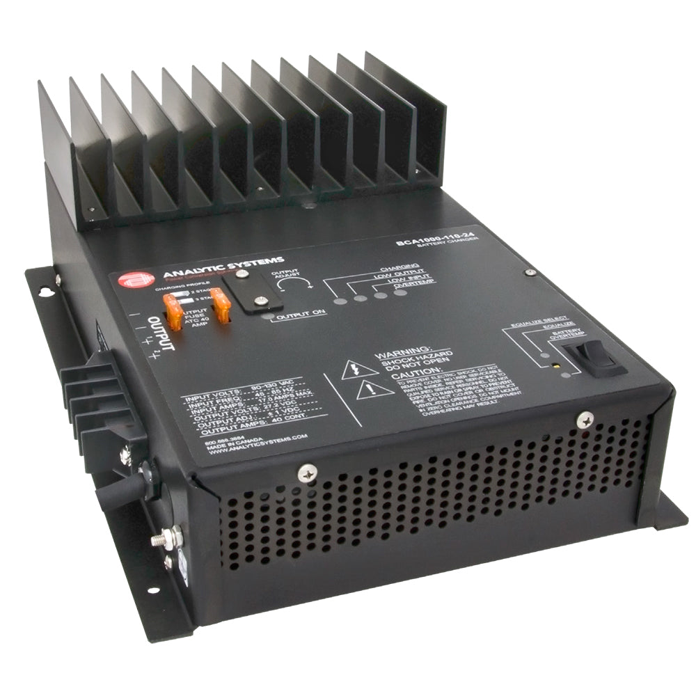 Analytic Systems AC Charger 2-Bank 30A 32V Out/110V In w/Digital Volt/Amp Meter BCA1000V-110-32