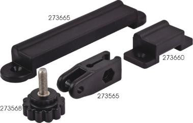 Sea Dog Marine Nylon Slide Bracket Black 1" (273660-1)