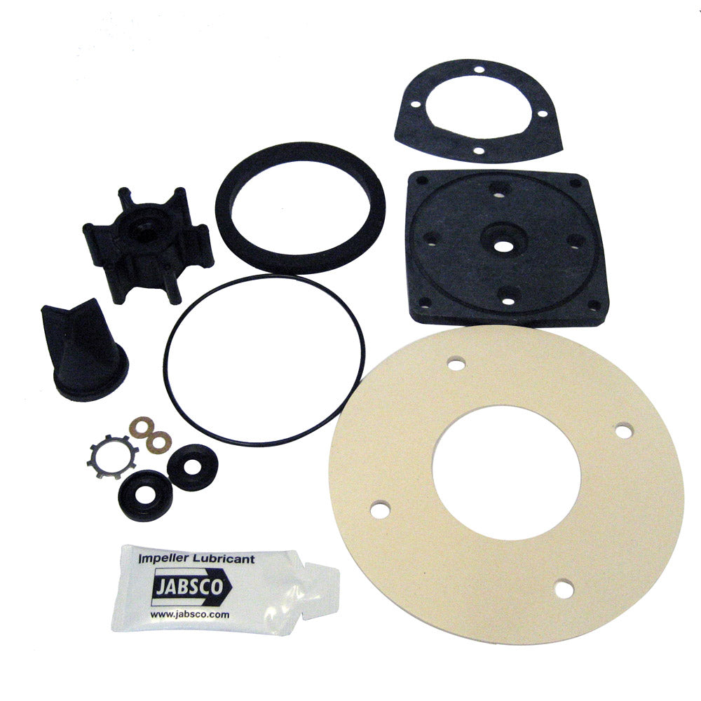 Jabsco 37010 Series Electric Toilet Service Kit, Joker Valve, Impeller, Seals & Gaskets
