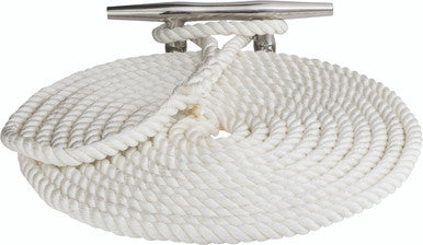 Sea Dog Marine Twisted Nylon Line 1/2"X20' Black (301112020Bk-1)