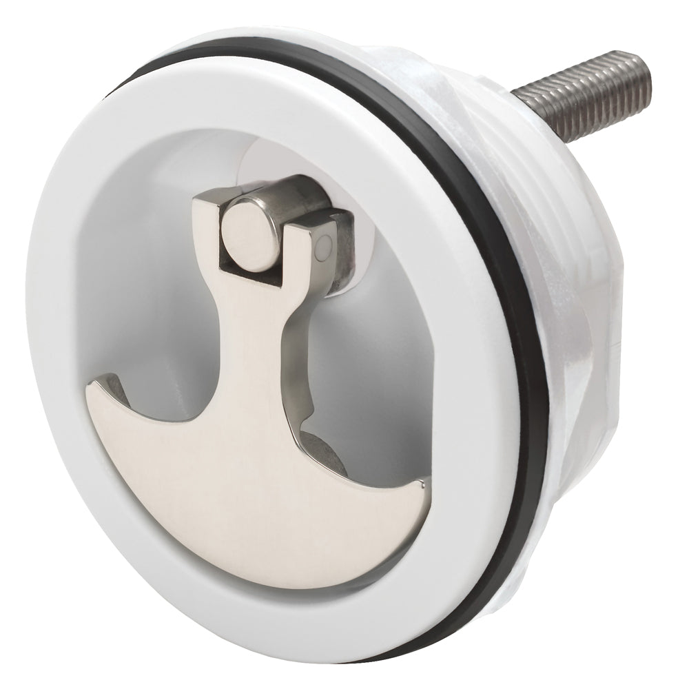 Whitecap Compression Handle - Nylon White/Stainless Steel - Non-Locking 6230WC
