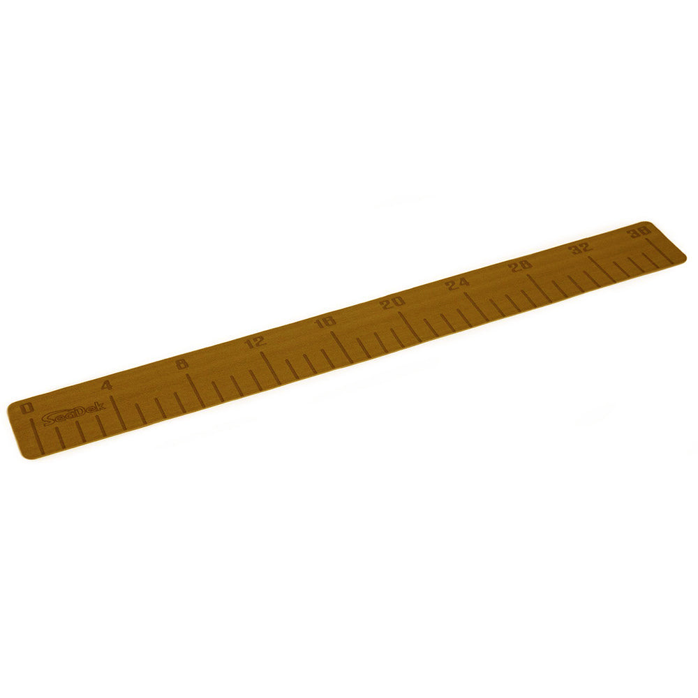 SeaDek 36" Fish Ruler - Mocha Brushed w/SeaDek Logo 22135-80090