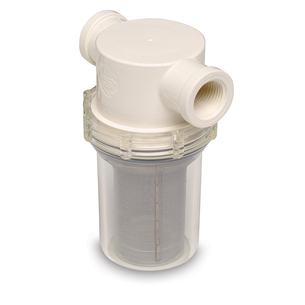 Shurflo by Pentair 1/2" Raw Water Strainer - 50 Mesh Screen 253-120-01