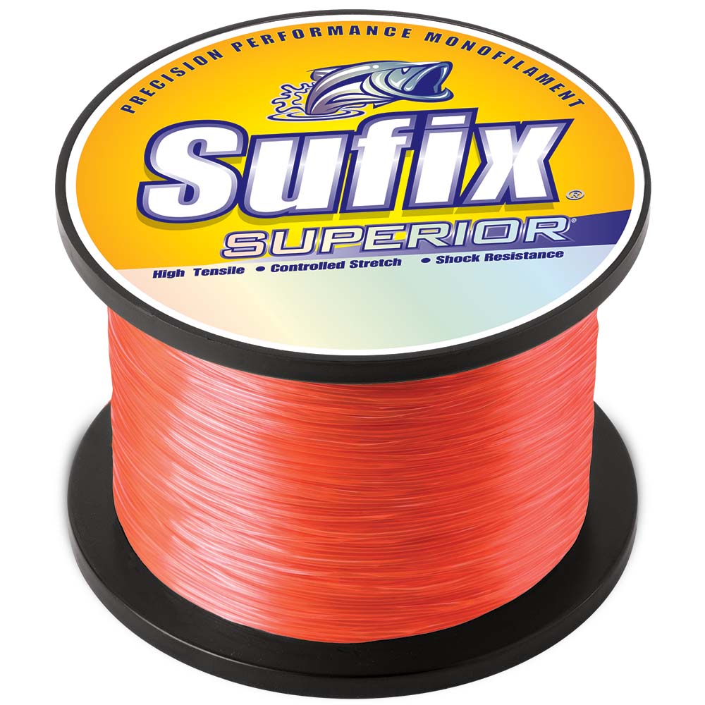 Sufix Superior Neon Fire Monofilament - 10lb - 1495 yds 636-110
