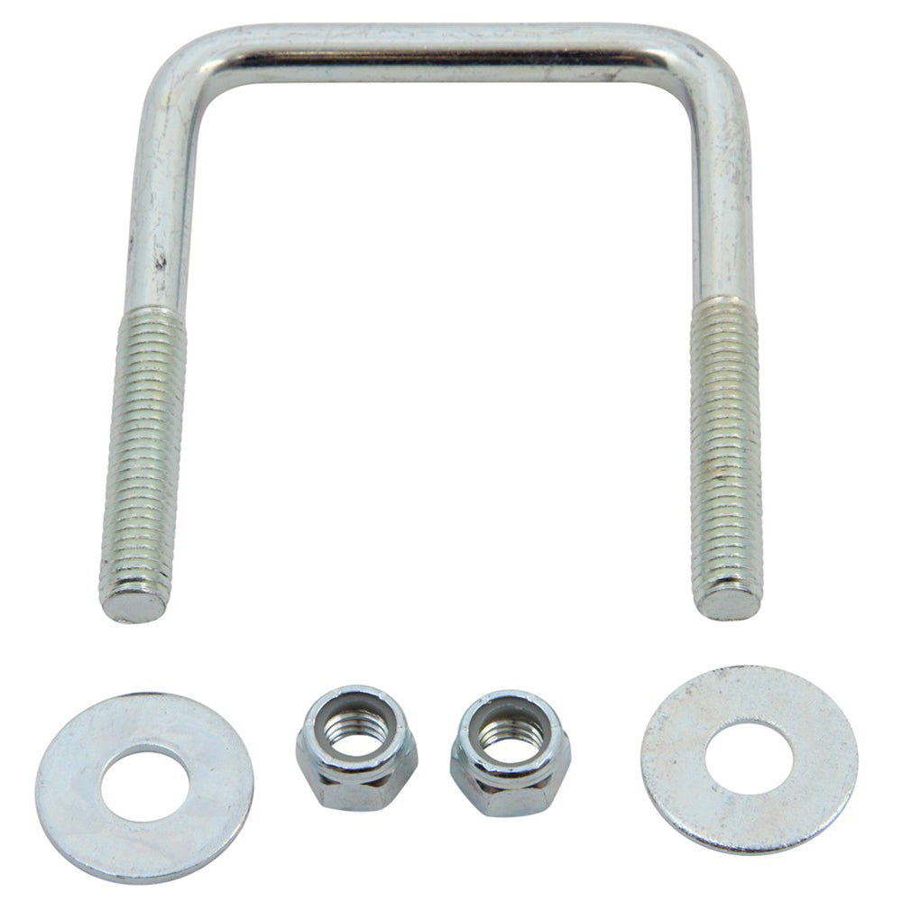 C.E. Smith Zinc U-Bolt 7/16"-14 X 3-1/8" X 4" w/Washers & Nuts - Square 15253A