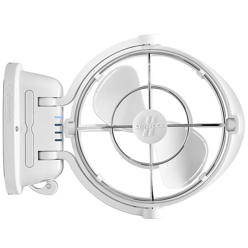 SEEKR by Caframo Sirocco II 3-Speed 7" Gimbal Fan - White - 12-24V 7010CAWBX