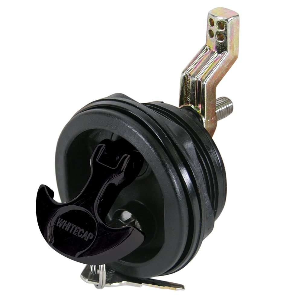 Whitecap T-Handle Latch - Nylon Black/Black - Locking 3226BC