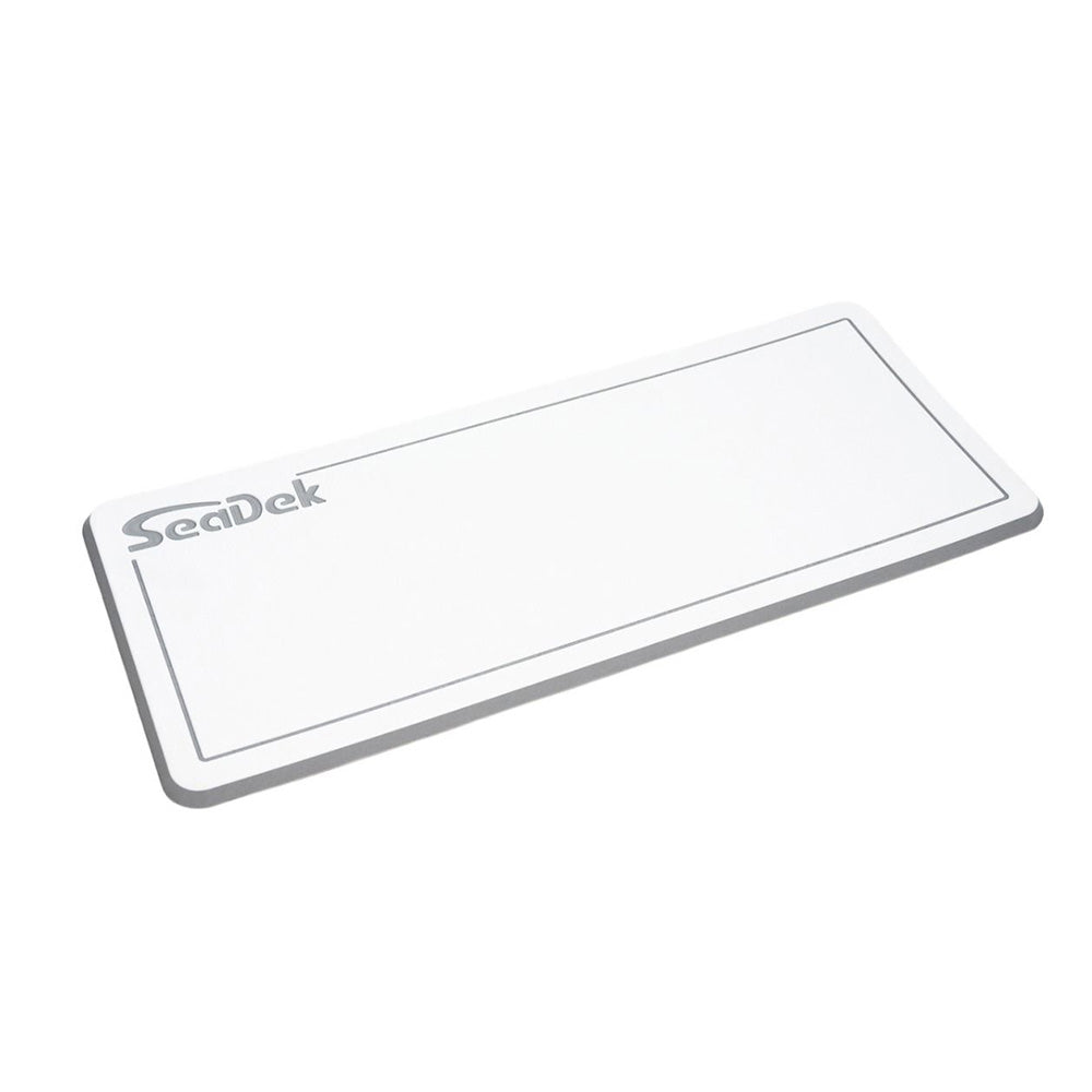 SeaDek Small Helm Pad - White/Storm Grey w/SeaDek Logo 37925-80375