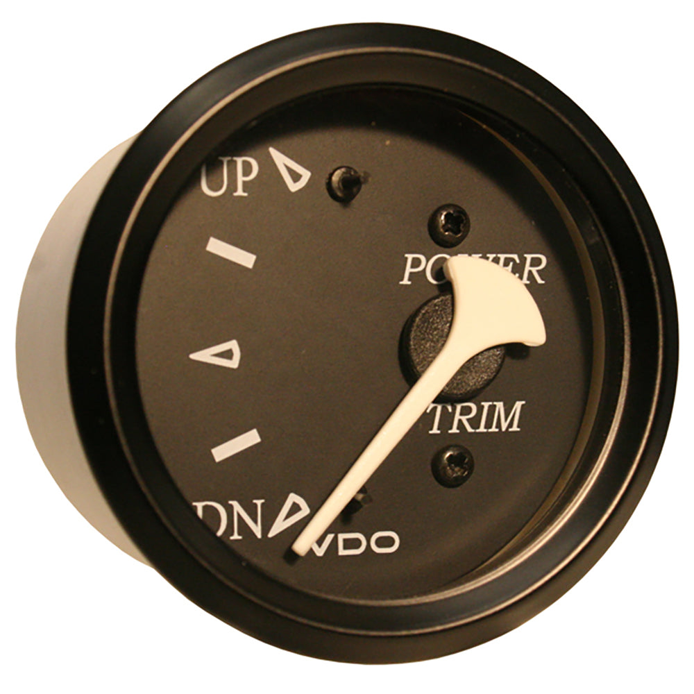 VDO Cockpit Marine Trim Gauge - f/ Mercury/Volvo/Yamaha 2001+ Engines - Black Dial/Bezel 382-11803