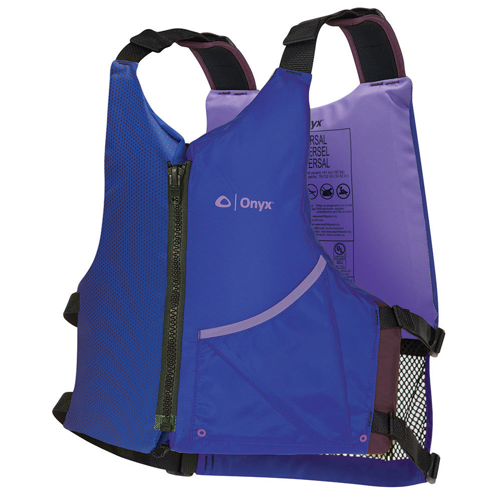Onyx Universal Paddle PFD Life Jacket - Adult - Blue/Purple 121900-600-004-24