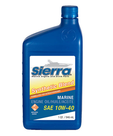 Sea Star Solutions 10W-40 Fc-W Semi Synth, Quart (118-9551-2)