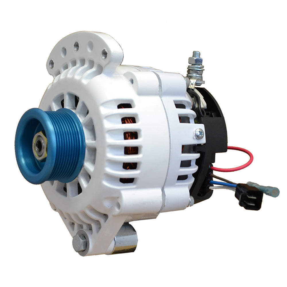 Balmar Alternator 100 AMP 12V 1-2" Single Foot Spindle Mount J10 Pulley w/Isolated Ground 621-100-J10