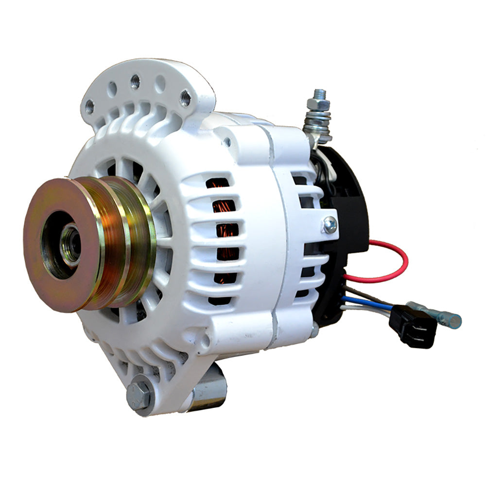 Balmar Alternator 120 AMP 12V 1-2" Single Foot Spindle Mount Dual Vee Pulley w/Isolated Ground 621-120-DV