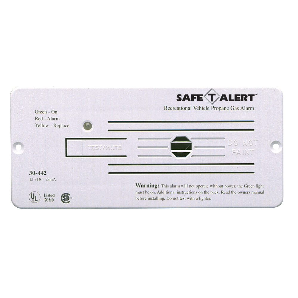 Safe-T-Alert 30 Series 12V RV Propane Alarm - White 30-442-P-WT