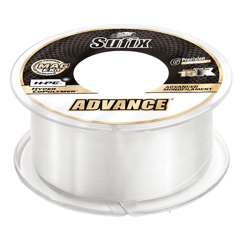 Sufix Advance® Monofilament - 8lb - Clear - 330 yds 604-108