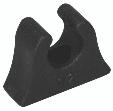 Sea Dog Marine Rubber Pole Clip Black 1" (491349-1)