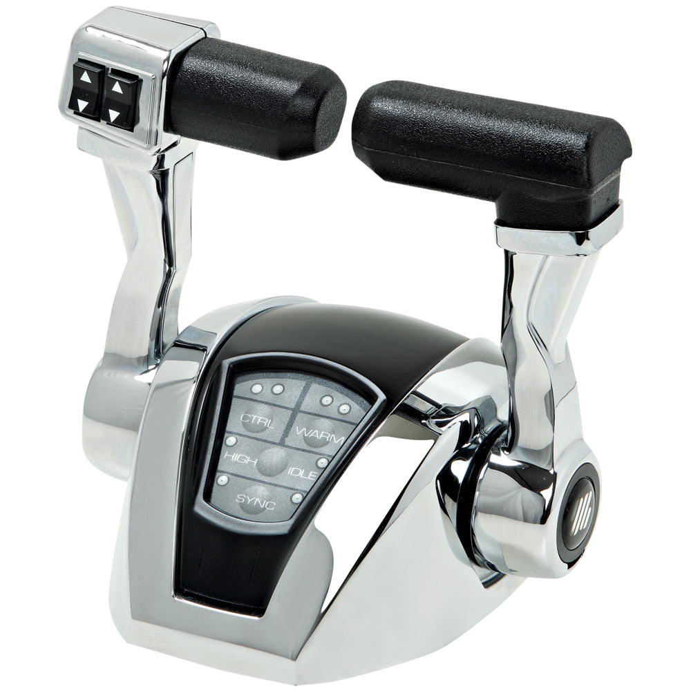 UFlex Power A Electronic Control Package - Dual Engine/Single Station - Mechanical Throttle/Mechanical Shift w/Trim MM21T
