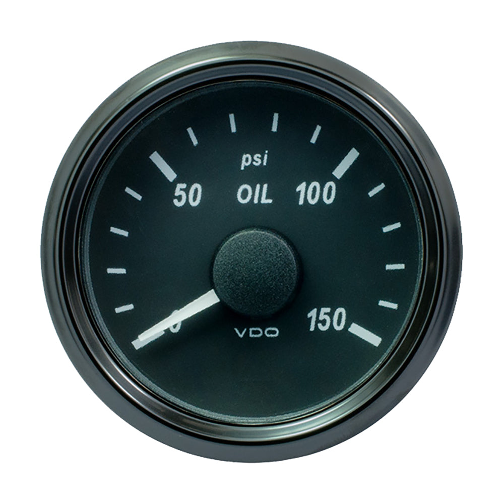 VDO SingleViu 52mm (2-1/16") Oil Pressure Gauge - 150 PSI A2C3833240030