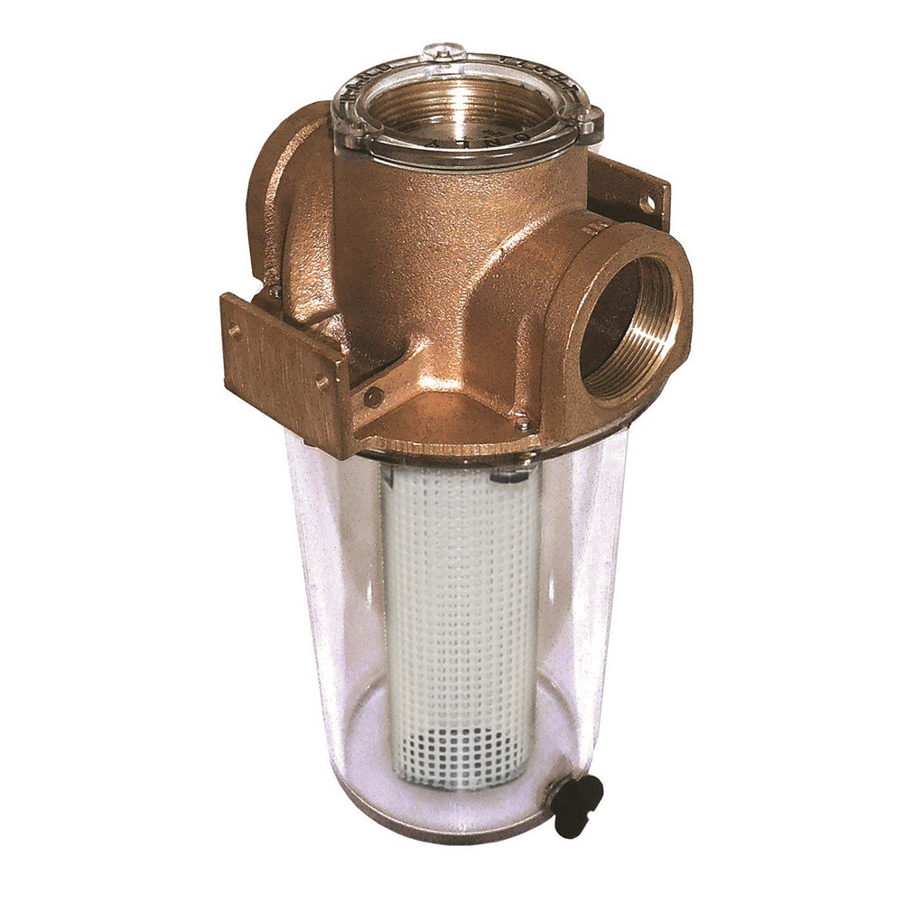 GROCO ARG-750 Series 3/4" Raw Water Strainer w/Non-Metallic Plastic Basket ARG-750-P