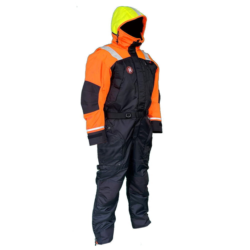 First Watch Anti-Exposure Suit Hi-Vis - Orange/Black - Large AS-1100-OB-L
