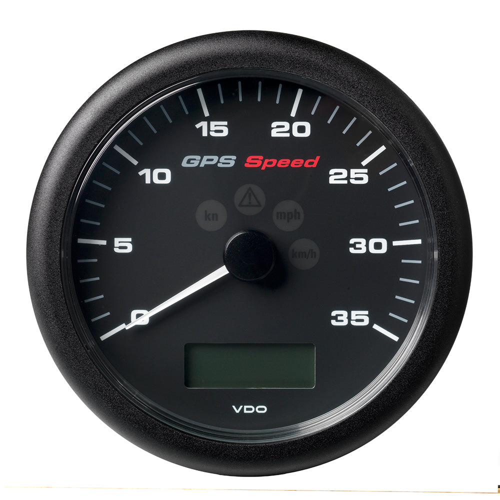 Veratron 4-1/4" (110MM) ViewLine GPS Speedometer 0-35 KNOTS/KMH/MPH - 8 to 16V Black Dial & Bezel A2C59501782