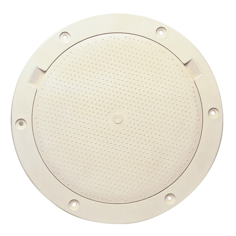 Beckson 8" Non-Skid Pry-Out Deck Plate - Beige DP83-N