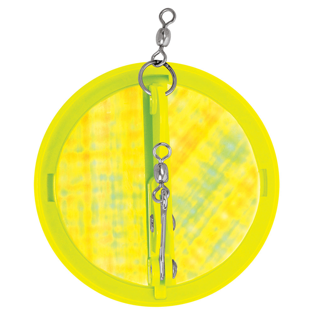 Luhr-Jensen 4-1/8" Dipsy Diver - Chartreuse/Silver Bottom Moon Jelly 5560-001-2509
