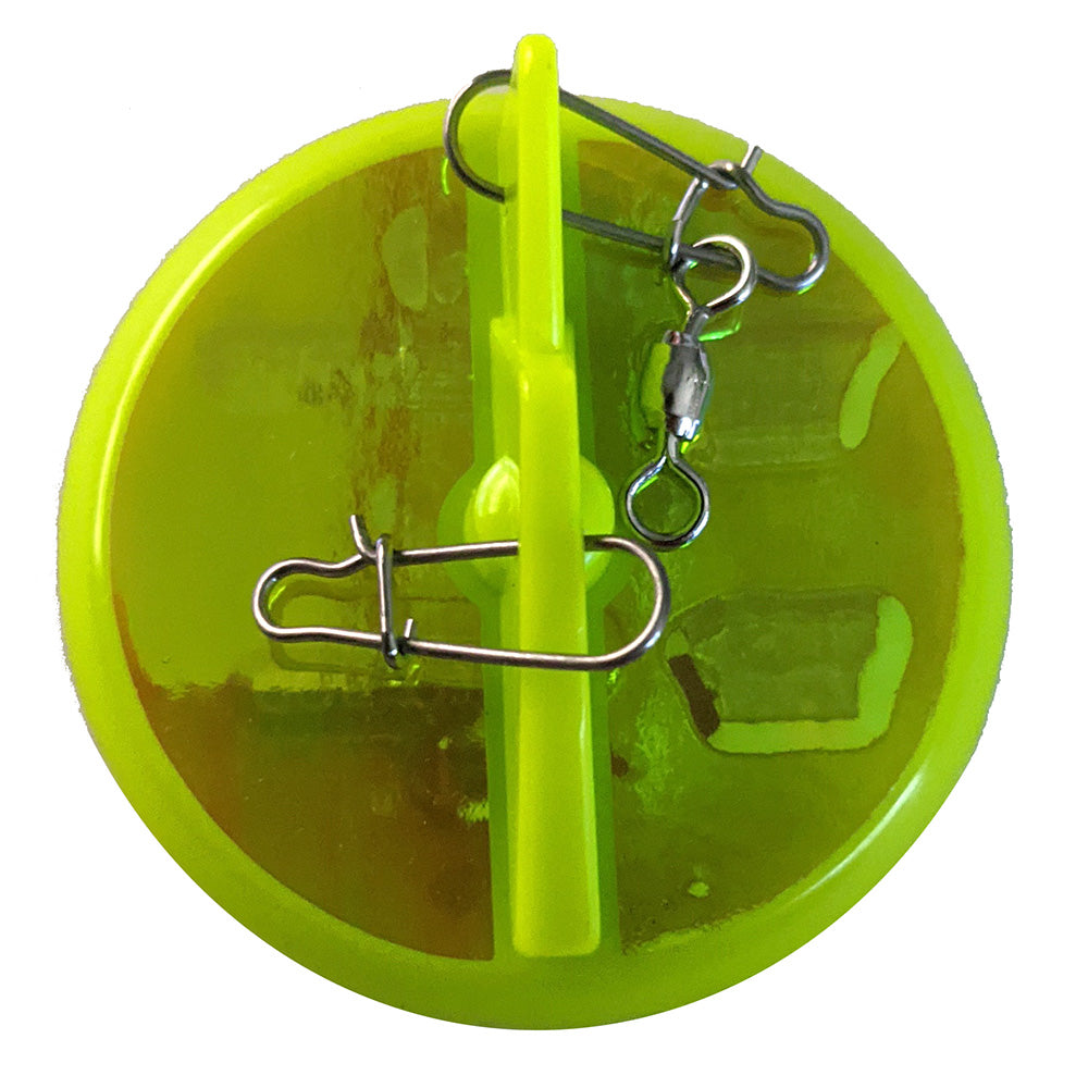 Luhr-Jensen 2-1/4" Dipsy Diver - Chartreuse/Silver Bottom Moon Jelly 5560-030-2509