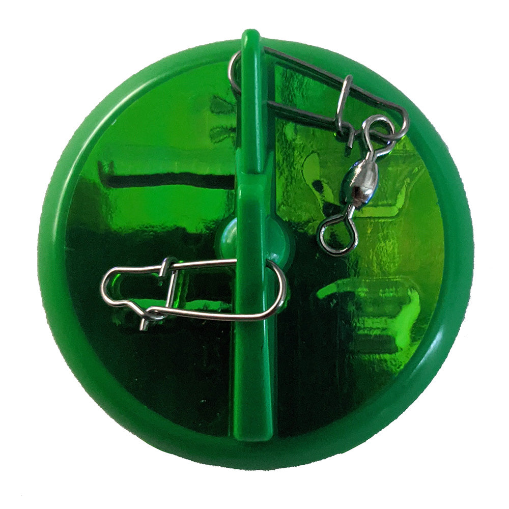 Luhr-Jensen 2-1/4" Dipsy Diver - Kelly Green/Silver Bottom Moon Jelly 5560-030-2511