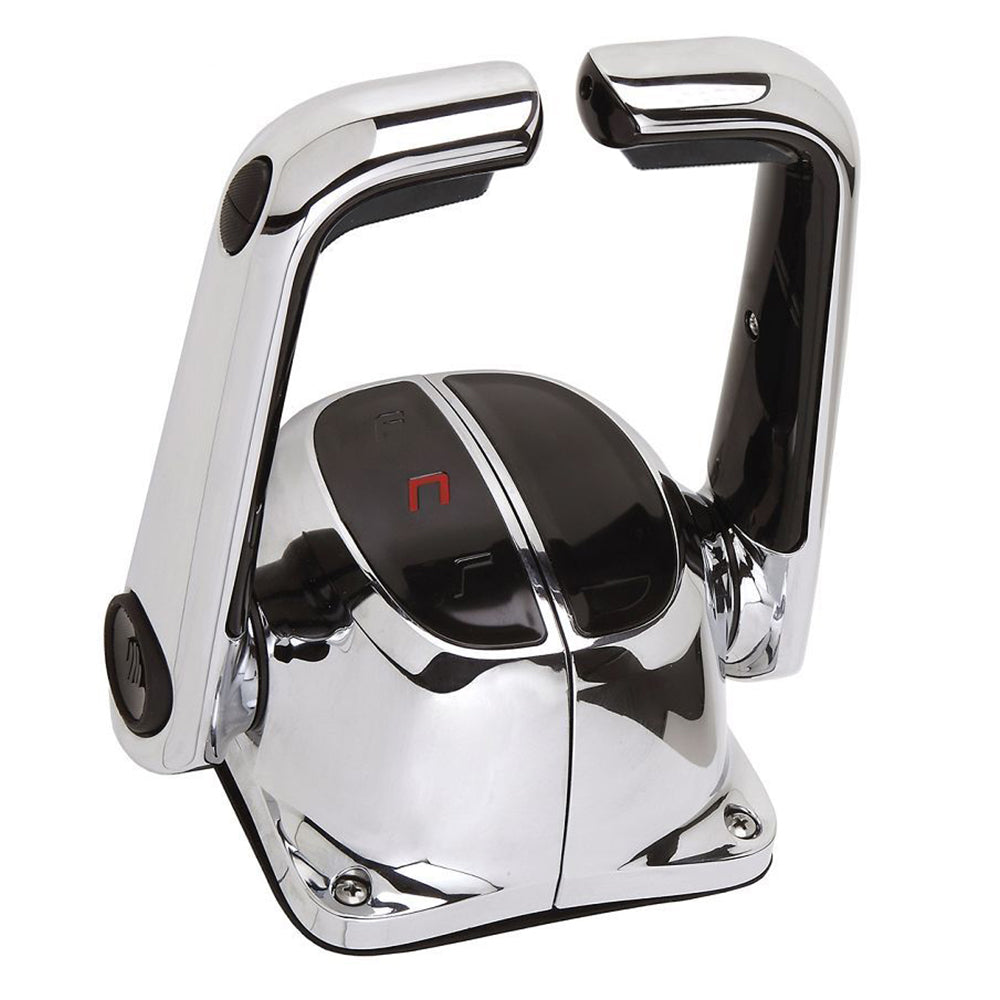 Uflex Twin Lever Top Mount Control w/Neutral Lock & Trim Switch - Chrome B502CHT/L