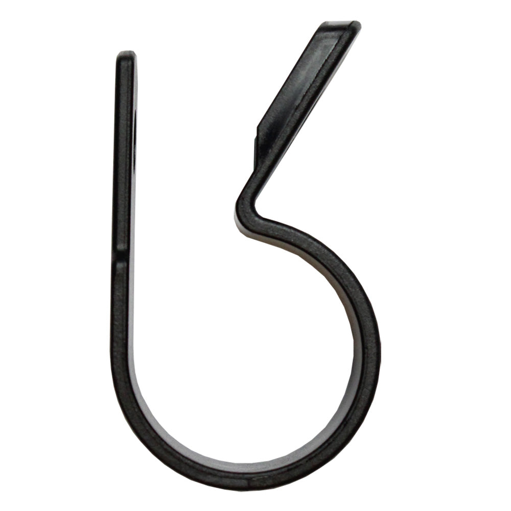 Pacer UV Resistant Nylon C-Clamps - 1" - Black - 25 Pack BCCH16-25BK