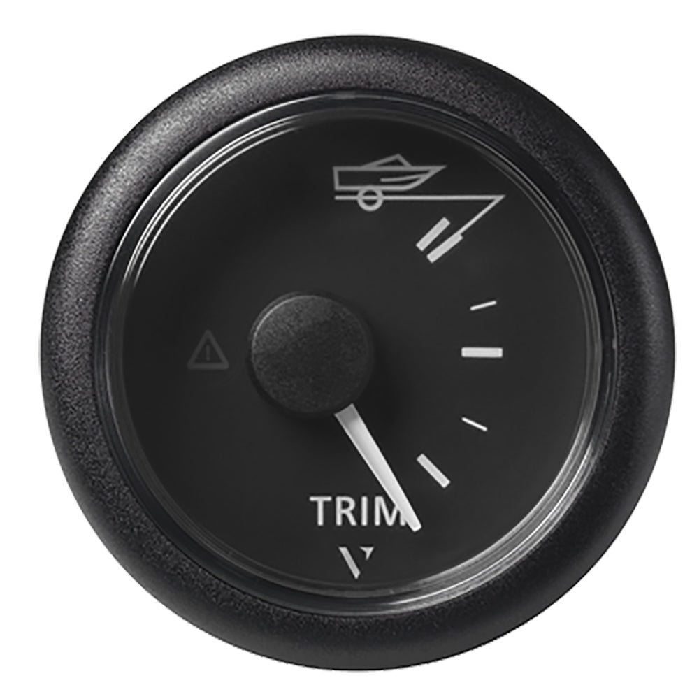 Veratron 52MM (2-1/16") ViewLine Trim Indicator Gauge Up/Down - Black Dial & Round Bezel A2C59514180