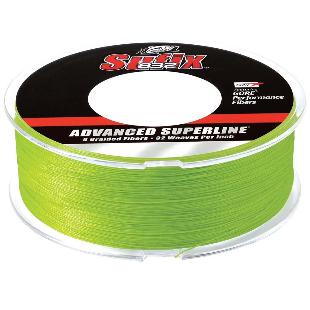 Sufix 832® Advanced Superline® Braid - 6lb - Neon Lime - 600 yds 660-206L