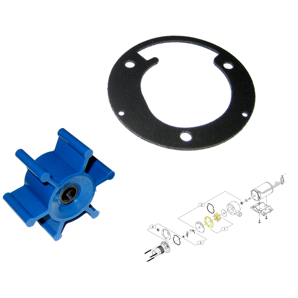 Shurflo by Pentair Macerator Impeller Kit f/3200 Series - Includes Gasket 94-571-00