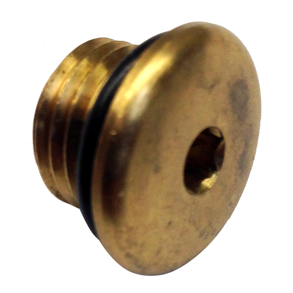 Uflex Brass Plug w/O-Ring for Pumps 71928P