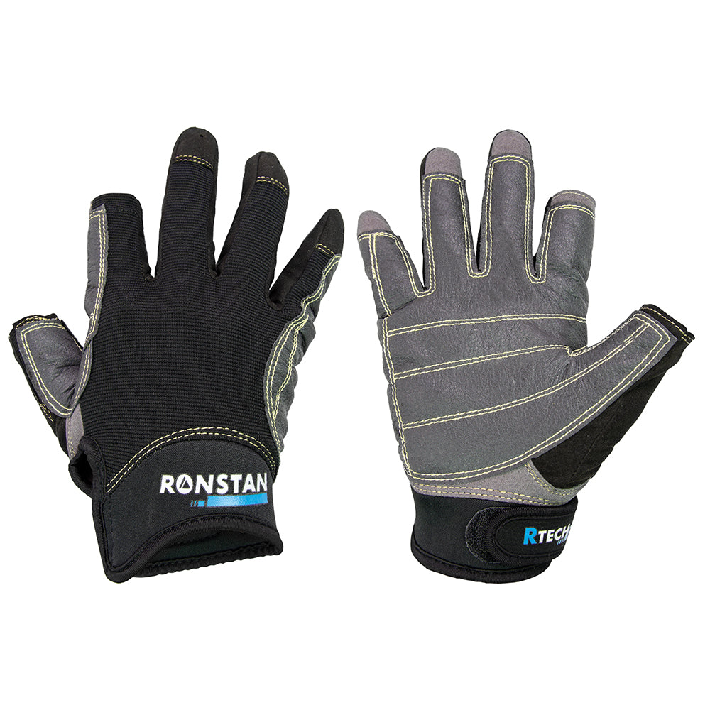 Ronstan Sticky Race Gloves - 3-Finger - Black - XXS CL740XXS